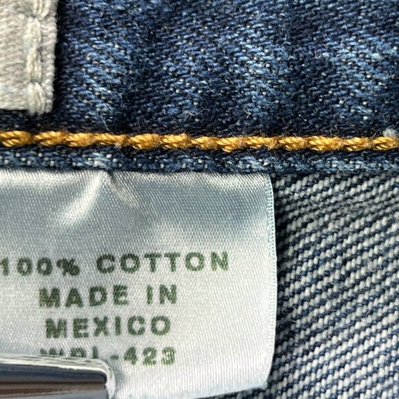 Levis 501 Jeans Button Fly Mens 38 X 36 Straight Leg Blue Denim Classic - Picture 8 of 12